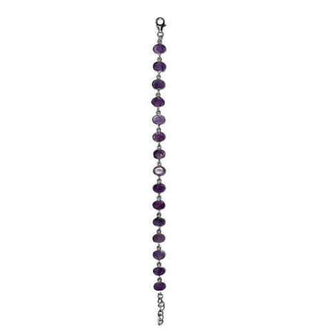 925 Sterling Amethyst Bracelet