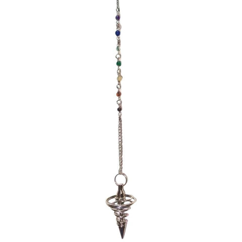 Chakra Pendulum -7 Crystals